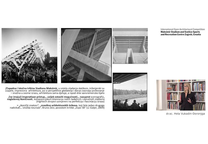 Arhitektonski natječaj: Stadion Maksimir i SRC Svetice / dr. sc. Hela Vukadin-Doronjga